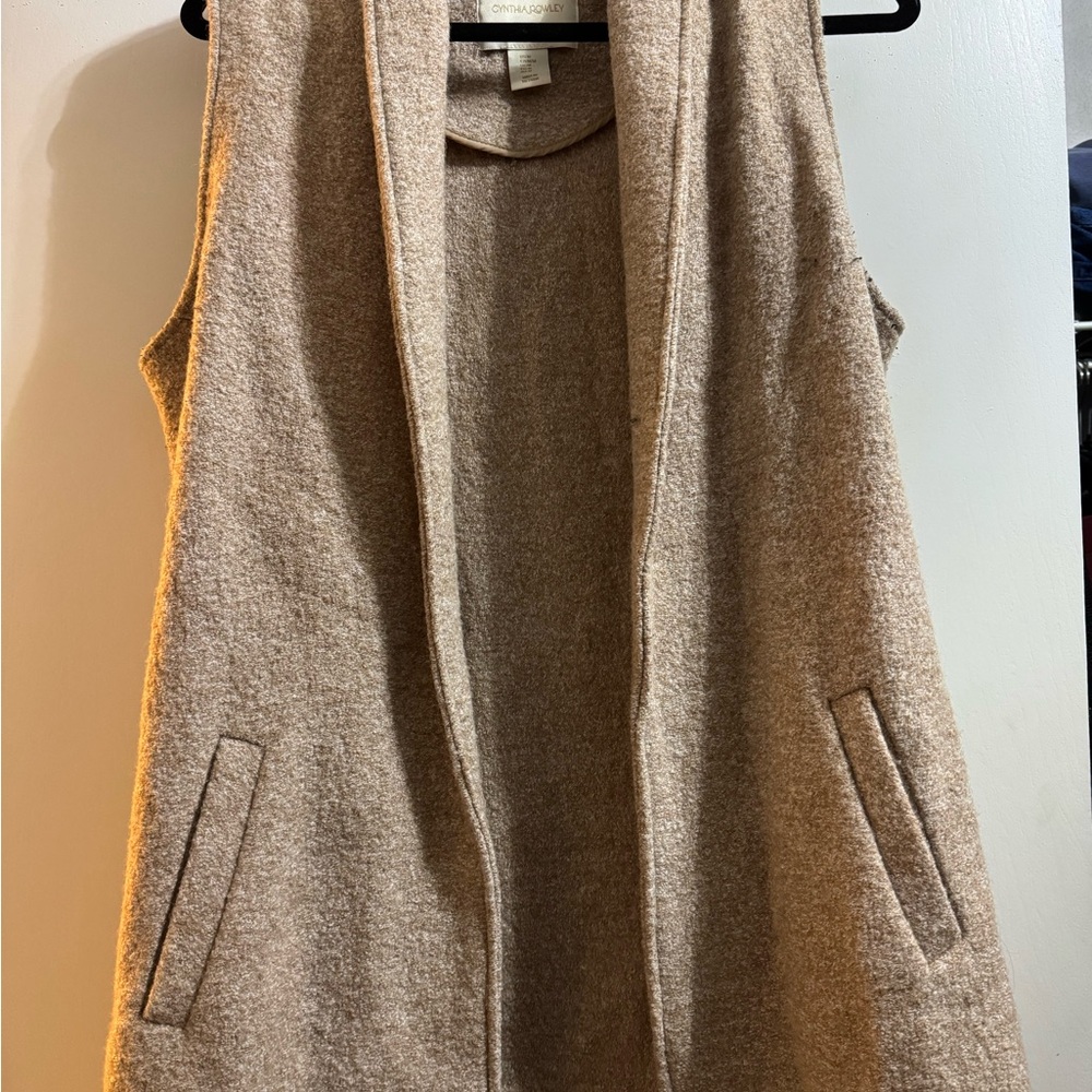 Cynthia Rowley Tan Vest